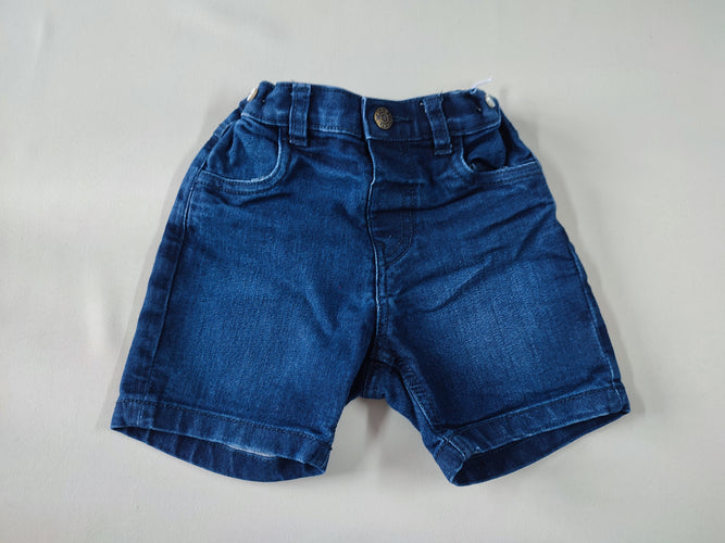 Bermuda jeans bleu foncé, moins cher chez Petit Kiwi