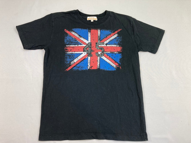 T-shirt m.c noir drapeau 45, moins cher chez Petit Kiwi