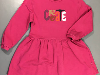 Robe sweat fuchsia Create