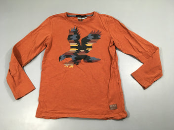 T-shirt m.l terracotta oiseau géométrique
