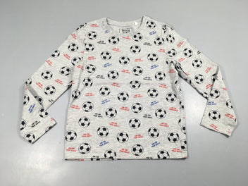 T-shirt m.l gris chiné ballons