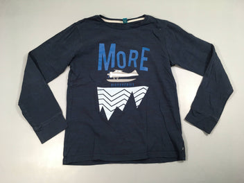 T-shirt m.l bleu foncé flammé MORE