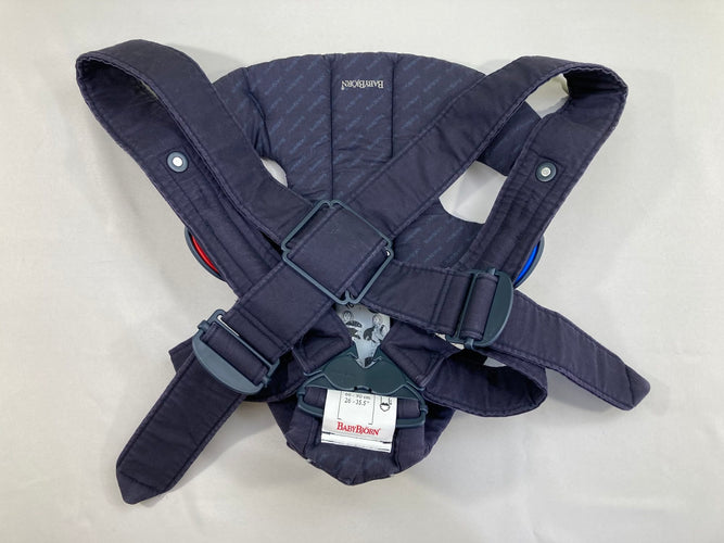 Porte bébé bleu foncé, 53-90cm, moins cher chez Petit Kiwi
