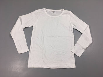 Chemisette ml blanche tache arrière bas ligne