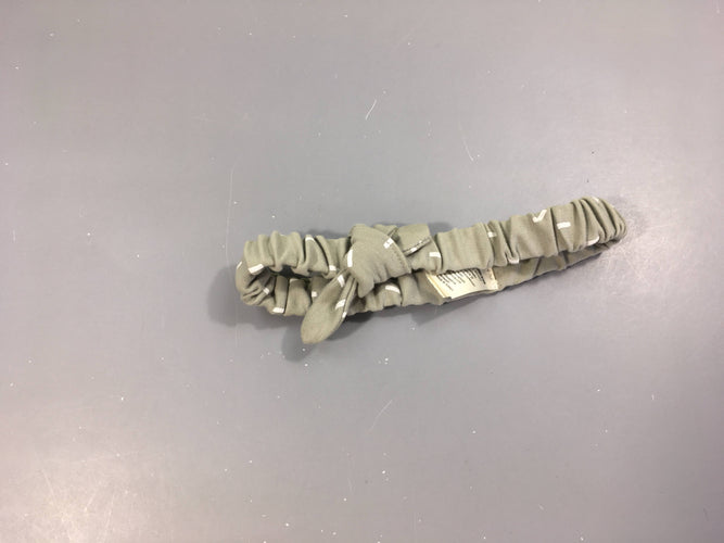 Bandeau élastique kaki traits blancs, moins cher chez Petit Kiwi