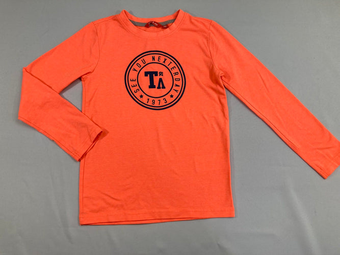 T-shirt m.l orange néon flammé T&V, moins cher chez Petit Kiwi