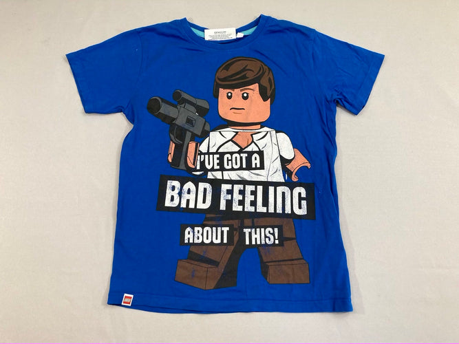 T-shirt m.c bleu lego star wars, moins cher chez Petit Kiwi