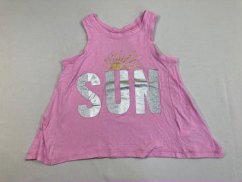 T-shirt s.m rose Sun, ouverture dans le dos