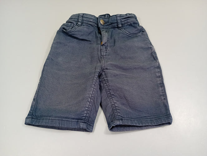 Bermuda denim bleu marine, moins cher chez Petit Kiwi
