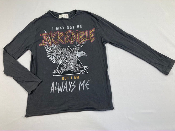 T-shirt m.l gris foncé Inkredible aigle clous, moins cher chez Petit Kiwi