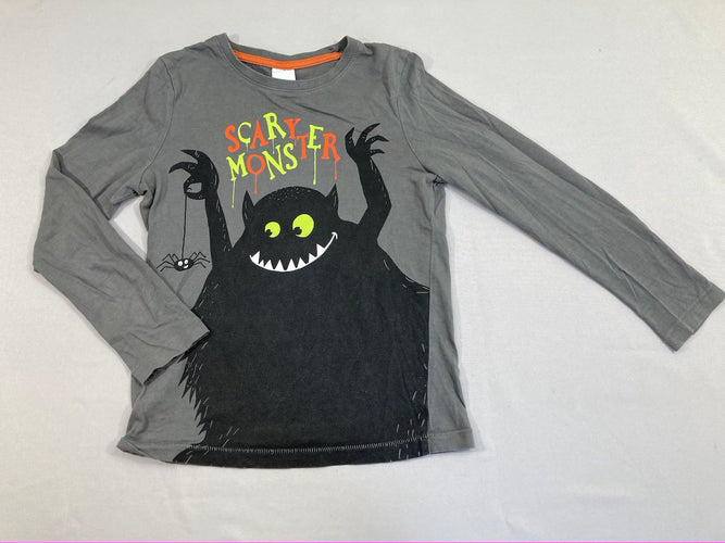 T-shirt m.l gris foncé scarayé monster, moins cher chez Petit Kiwi