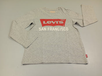 T-shirt m.l gris clair flammé