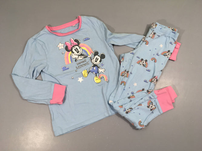 Pyjama 2pcs jersey bleu Mickey, moins cher chez Petit Kiwi