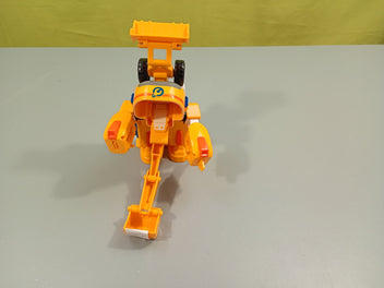 Super Wings Robot jaune transformable en véhicule