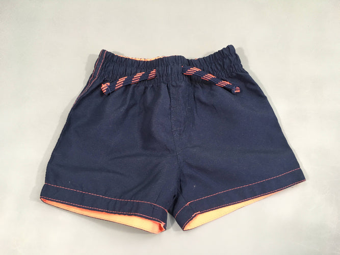 Maillot short bleu foncé, moins cher chez Petit Kiwi
