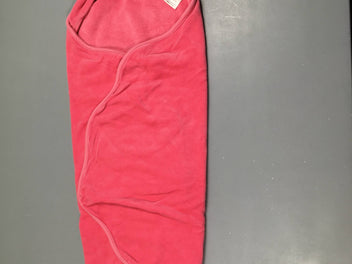 Couverture/nid d'ange velours ras rose