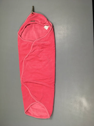 Couverture/nid d'ange velours ras rose, moins cher chez Petit Kiwi