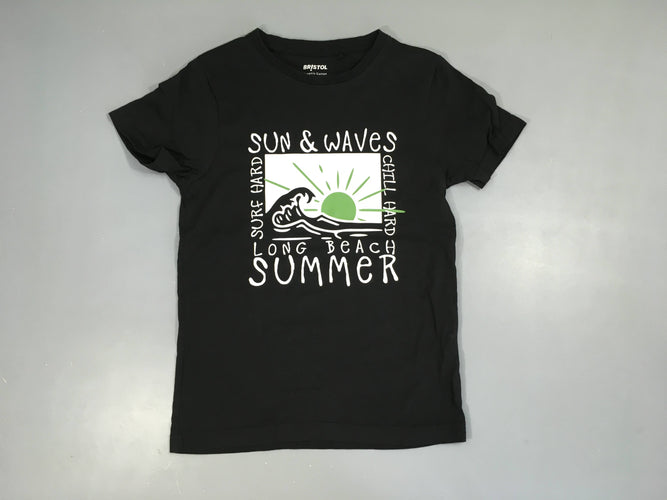 T-shirt m.c oir Summer, Bristol, moins cher chez Petit Kiwi