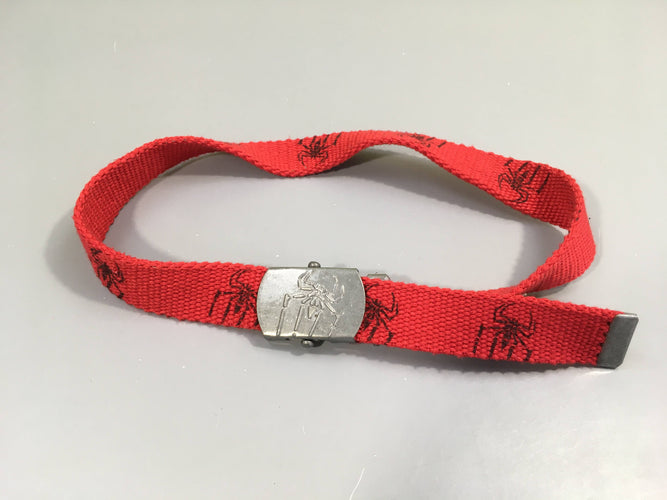 Ceinture textile rouge Spiderman, moins cher chez Petit Kiwi