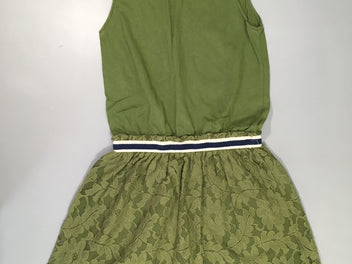 Robe s.m kaki dentelle bas doublée