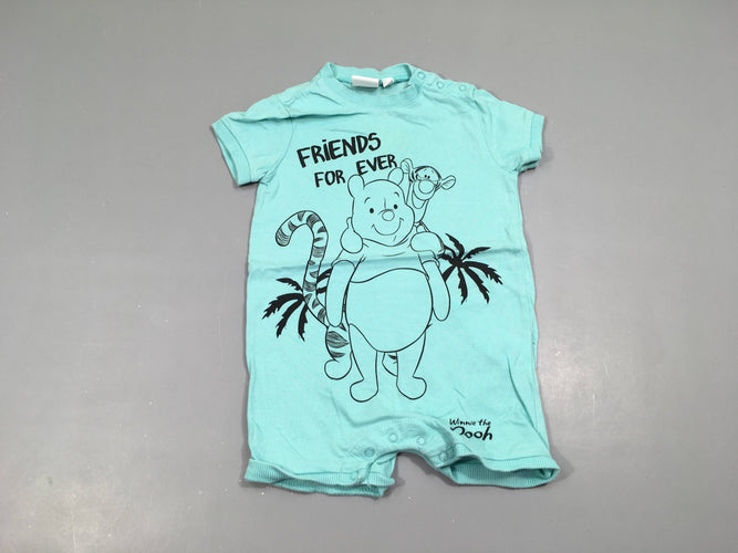 Combishort m.c jersey bleu Winnie, moins cher chez Petit Kiwi