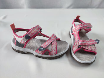 Sandales de randonnée rose et grise 36