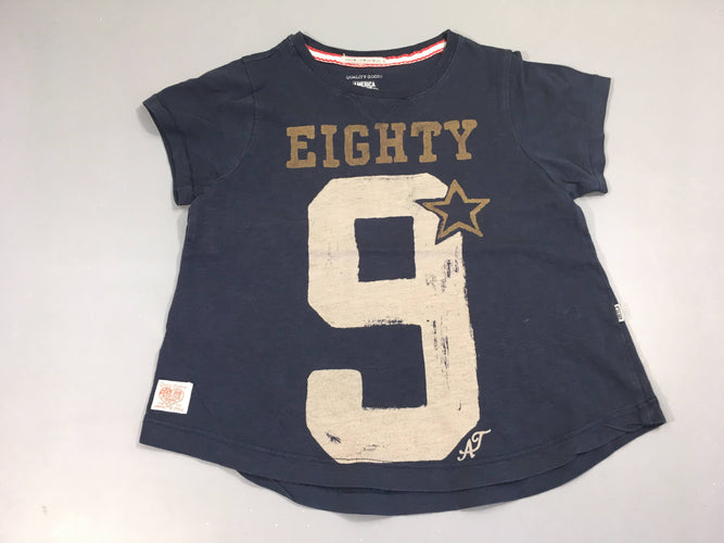 T-shirt m.c bleu foncé flammé 9, moins cher chez Petit Kiwi