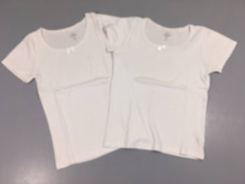 2 Chemisettes blanc blanches