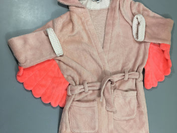 Peignoir velours rose flament rose?
