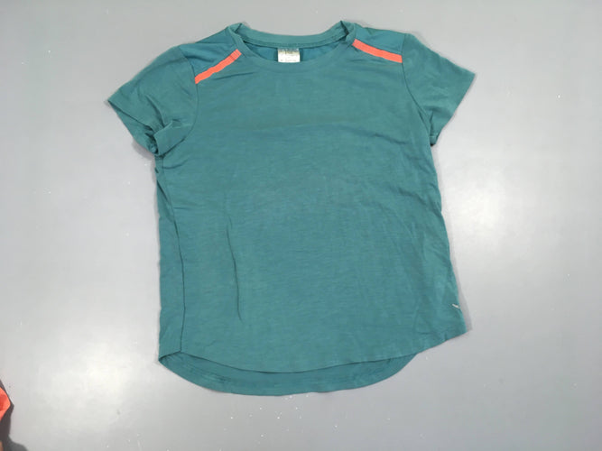 T-shirt m.c de sport vert bleuté, moins cher chez Petit Kiwi