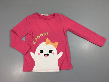 T-shirt m.l rose fantome Boooh!