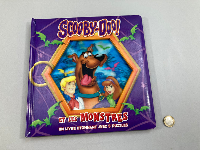 Livre Puzzle Scooby-Doo! Et les monstres (Haut d'une page usé), moins cher chez Petit Kiwi