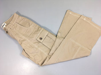 Pantalon cargo beige