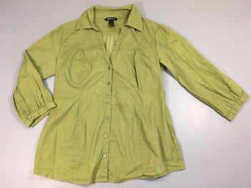 Chemisiser vert pois blancs