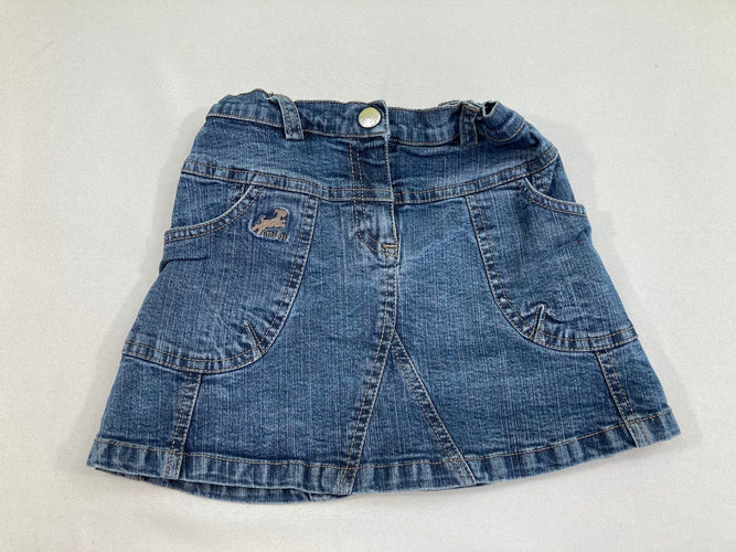 Jupe en jean Tintin, moins cher chez Petit Kiwi