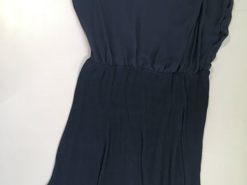 Robe m.c de grossesse voile bleu, ML