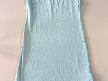 Robe s.m jersey verte broderie aux épaules