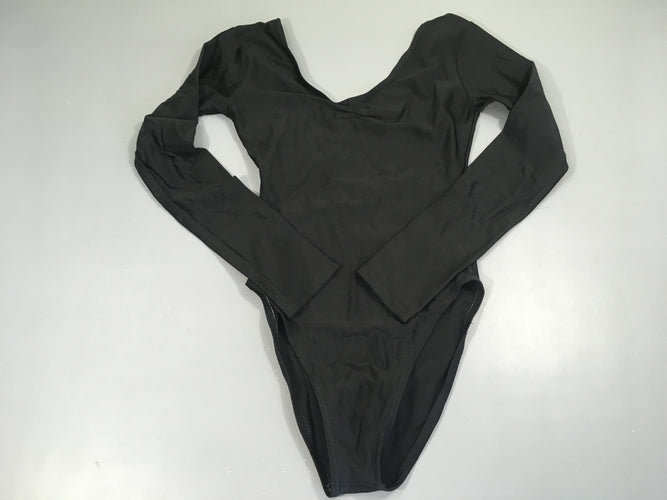 Maillot de gym/danse noir, moins cher chez Petit Kiwi