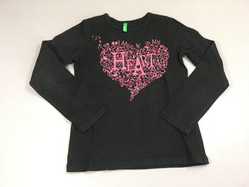 T-shirt m.l noir marine Heart