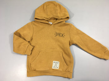Sweat jaune moutarde Brkln à capuche