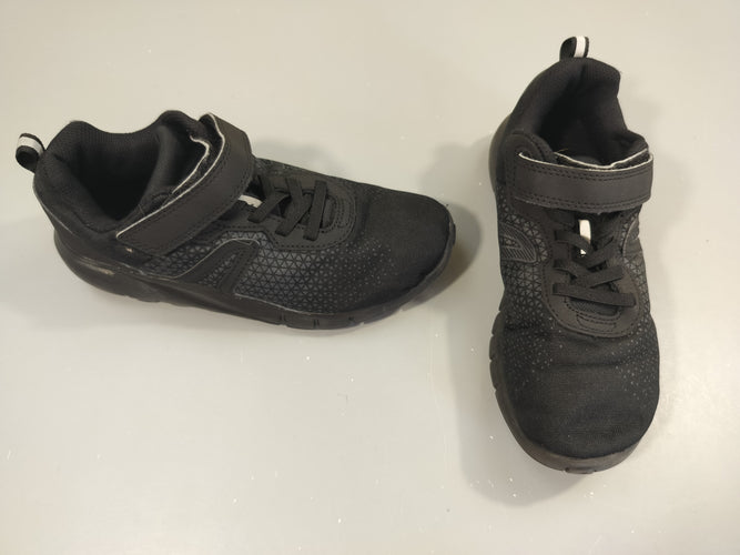 Baskets à scratchs noires -35, moins cher chez Petit Kiwi