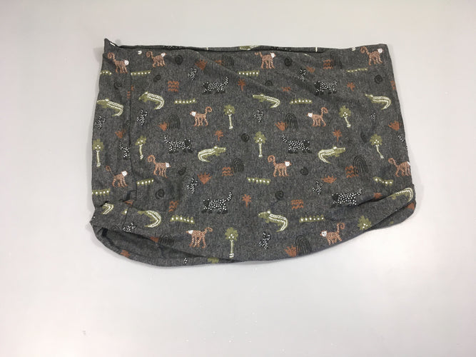 Tour de cou jersey gris animaux Légèrement bouloché, moins cher chez Petit Kiwi