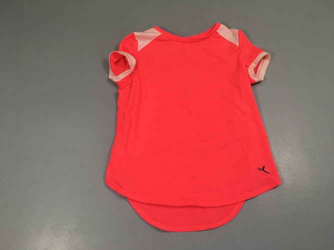 T-shirt m.c de sport corail-rose pâle Bouloché, moins cher chez Petit Kiwi