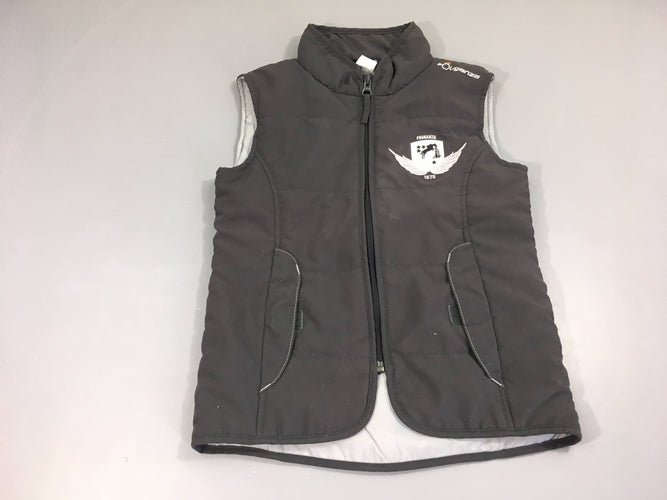 Gilet d'équitation gris Fouganza, moins cher chez Petit Kiwi