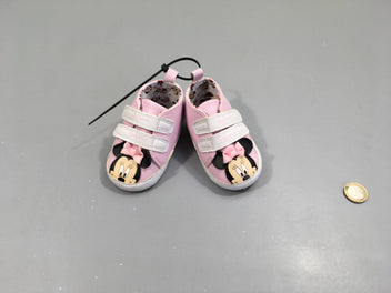 Chaussures souples rose Minnie