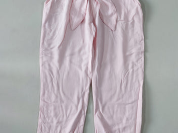 Pantalon léger rose clair taille élastique