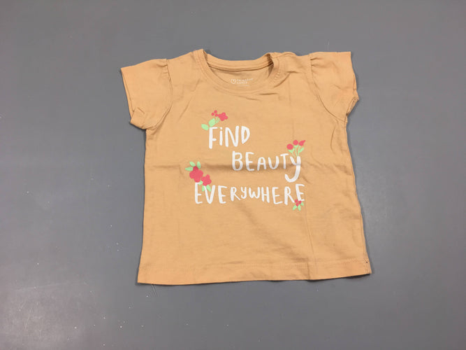 T-shirt m.c orange Find, moins cher chez Petit Kiwi