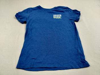 T-shirt m.c bleu chiné 