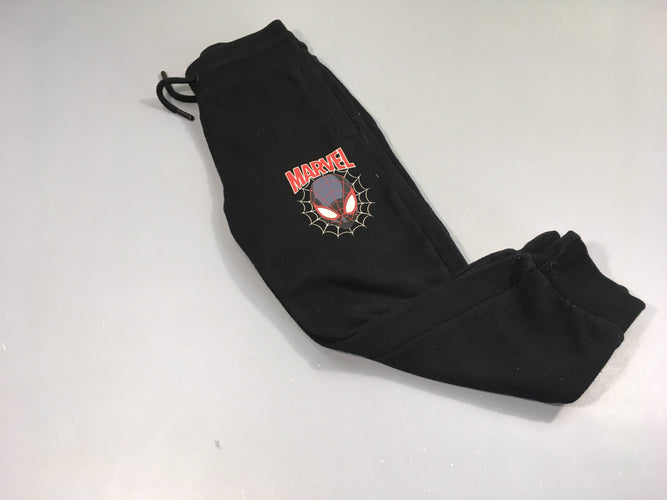 Pantalon jogging noir Mar.vel  légèrement bouloché, moins cher chez Petit Kiwi