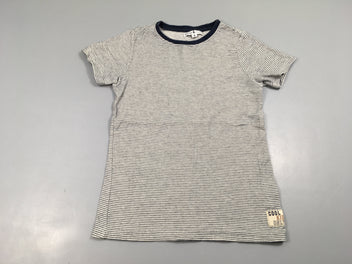 T-shirt m.c rayé blanc/bleu